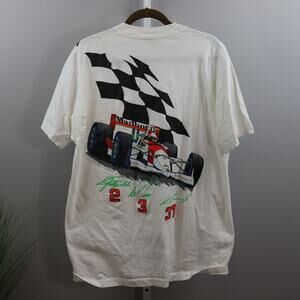 Vintage Marlboro Racing Team‎ T-Shirt XL Single Stitch Made in USA